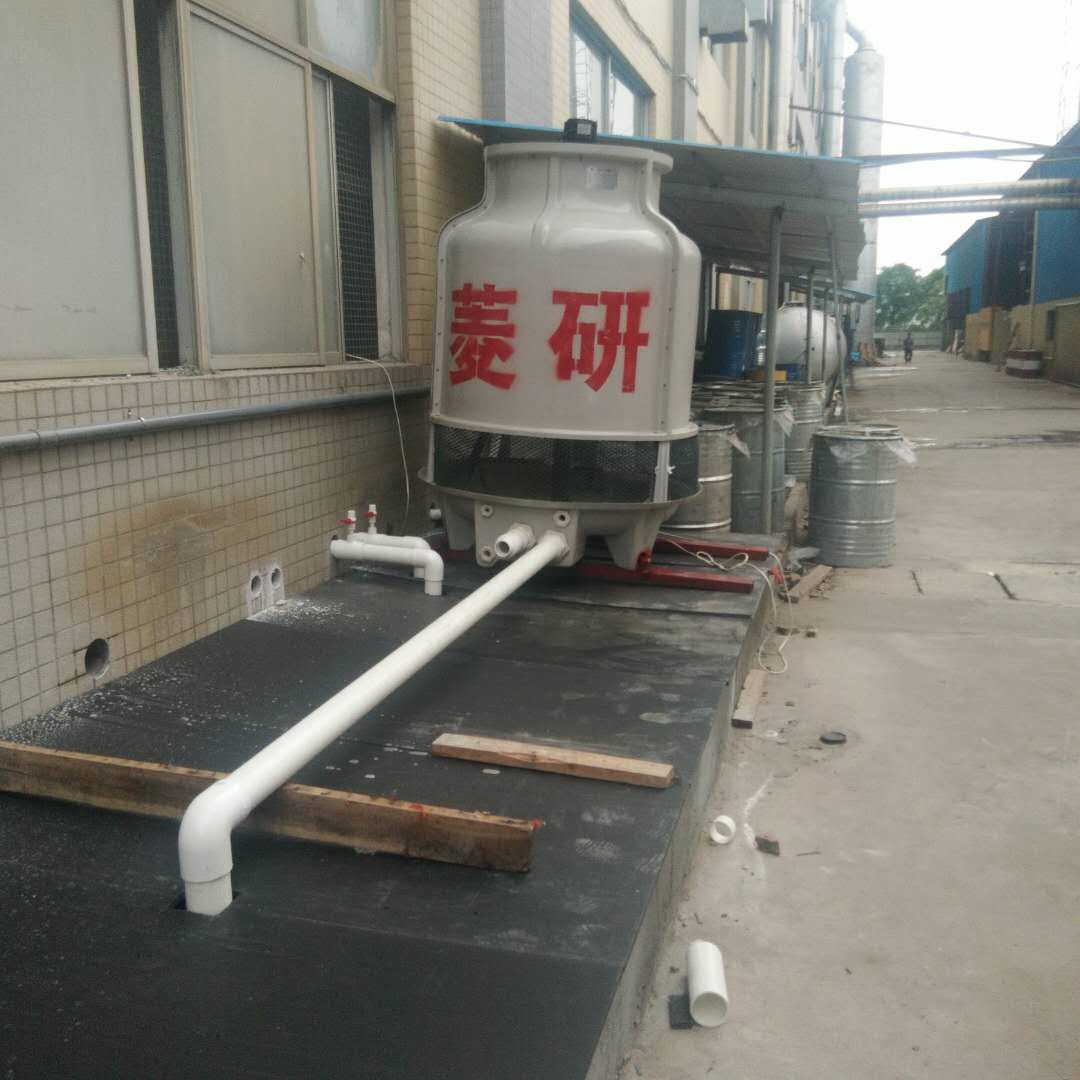 175T圆形冷却塔 冷水塔 灰色水塔 低噪音低耗能  性能稳定