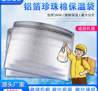 连云港保温袋外卖保温袋定做一次性午餐铝箔袋厂家直销订制牛排冰鲜保温袋