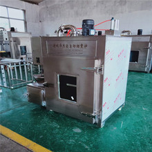 不锈钢烟熏炉生产厂家  外置发烟器  多功能烤鸭烟熏炉