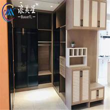 揭阳轻奢玻璃门厂家 浪美星  深圳轻奢玻璃门厂家  轻奢玻璃门定制