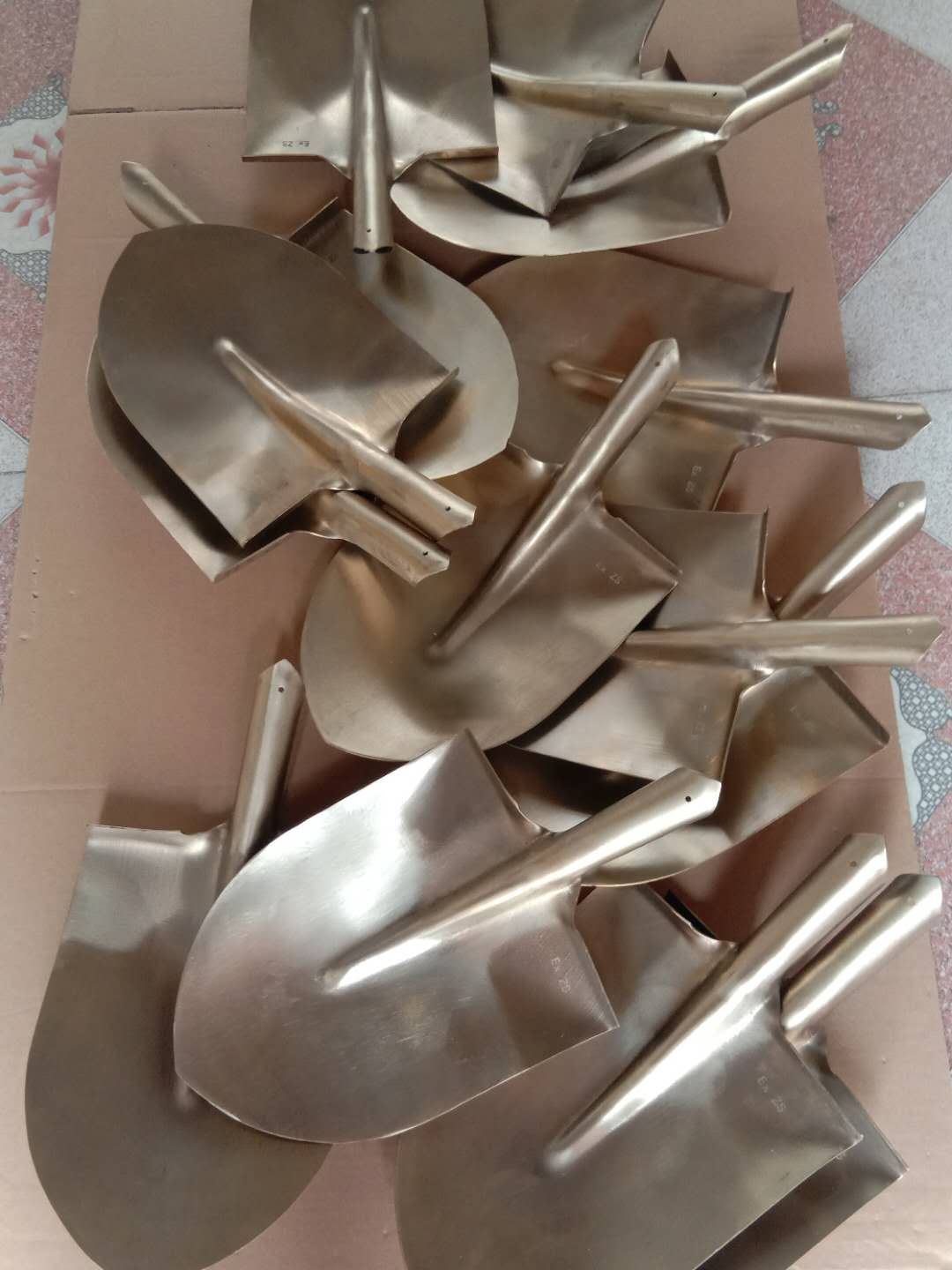 防爆尖锹 铜尖锨 防爆圆头锨 铜消防锨 黄铜锹 