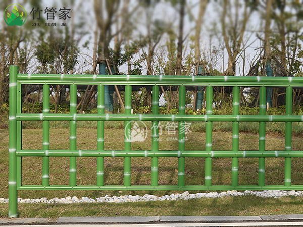 竹篱笆竹管家仿竹护栏景区栅栏不锈钢竹子围栏生产厂家