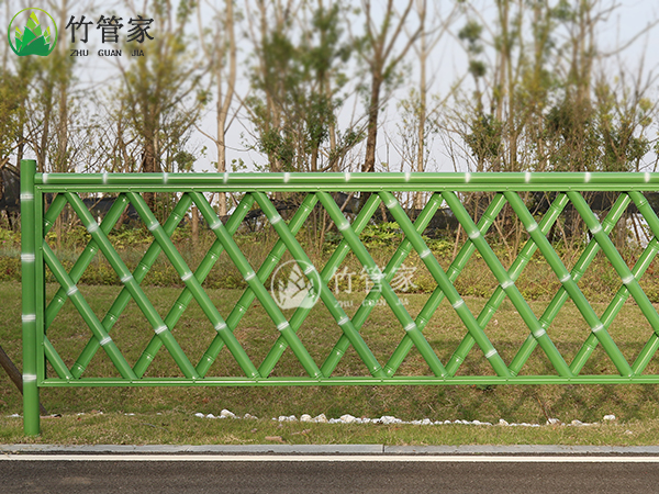 竹篱笆竹管家仿竹护栏景区栅栏不锈钢竹围栏生产厂家