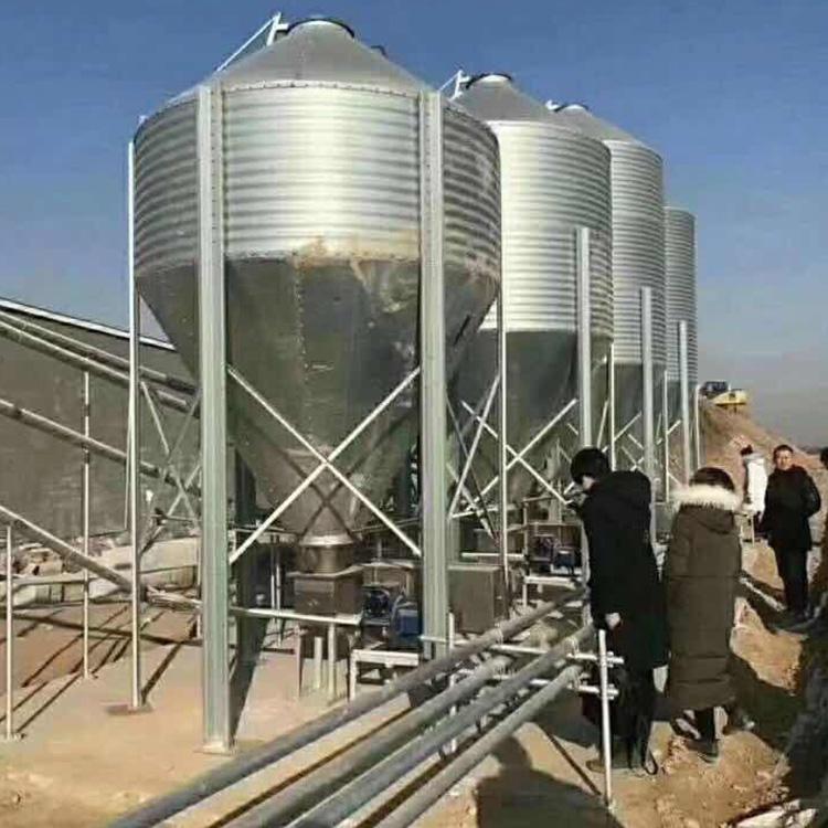 支持定制全自动一体化畜牧养殖专用料塔
