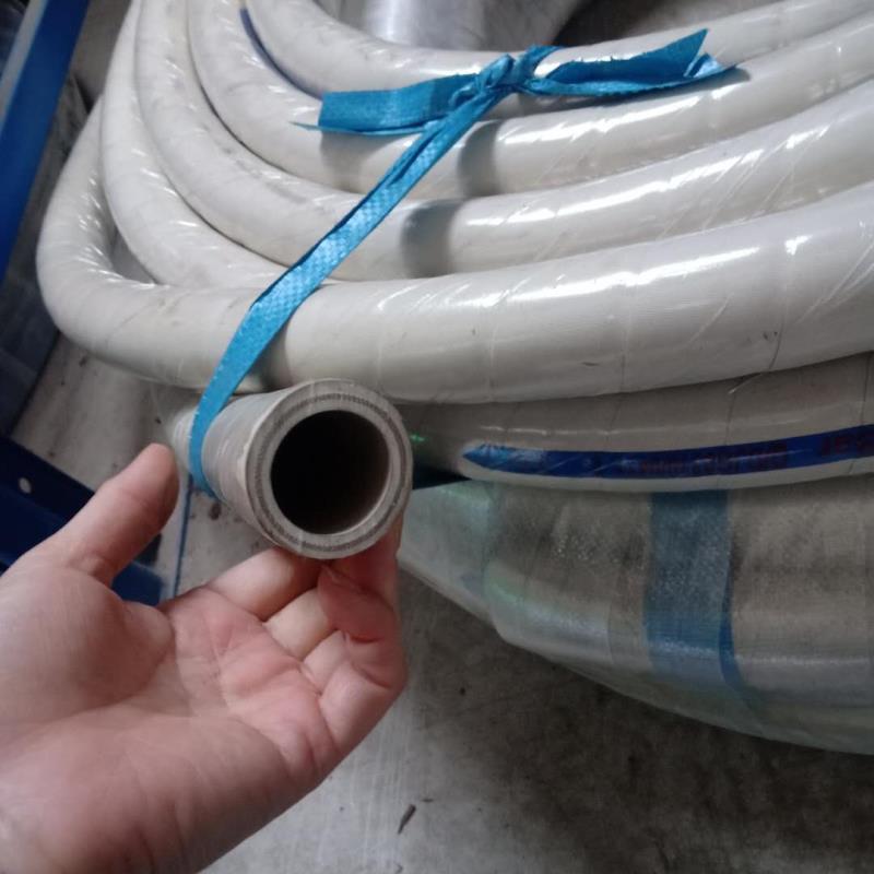 厂家供应 低压白色橡胶管 白色食品胶管 夹布食品胶管