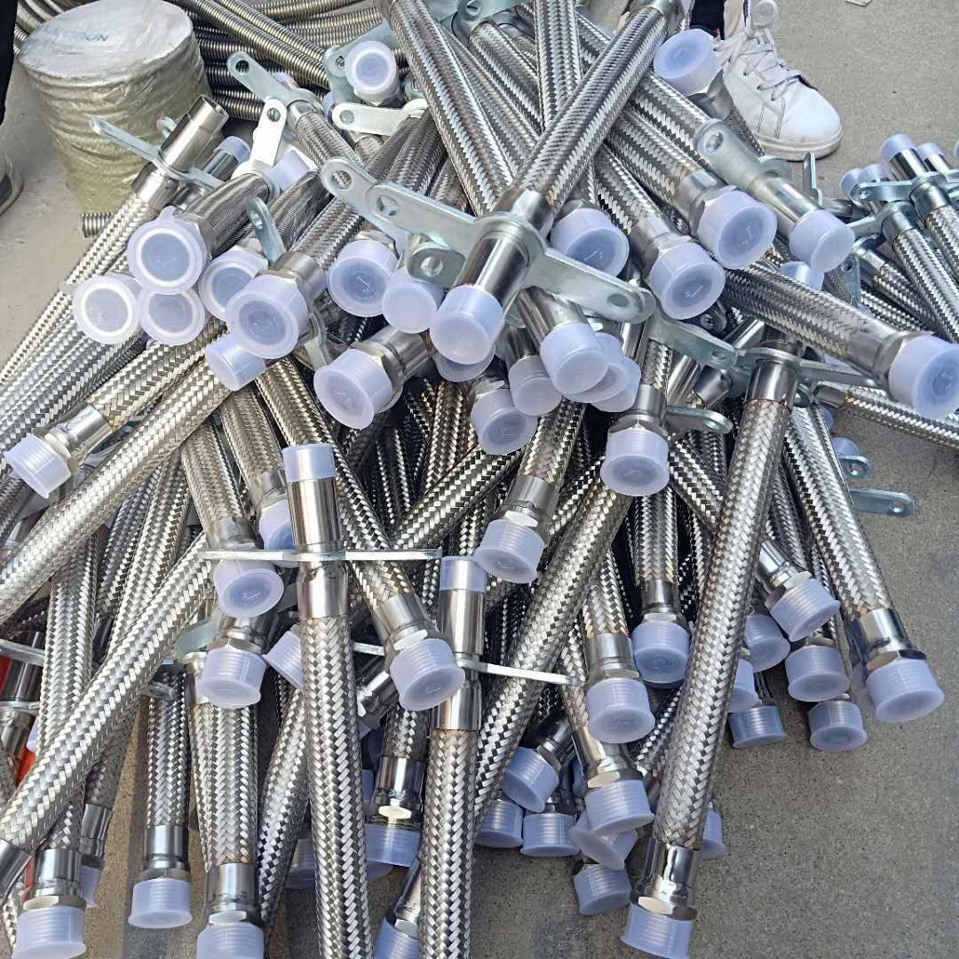 厂家供应 304不锈钢金属软管 衬四氟不锈钢波纹管  金属软管
