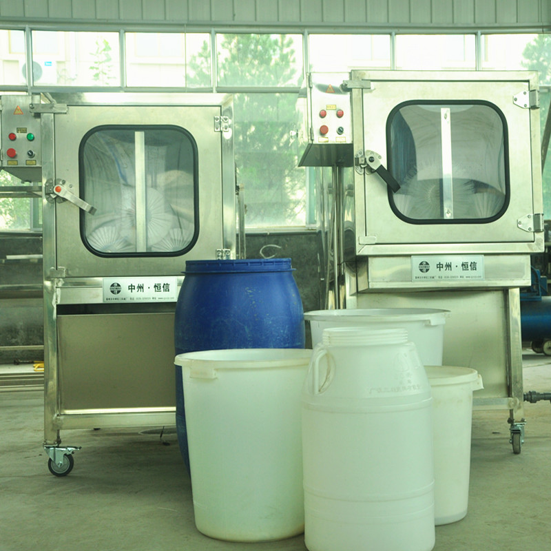 刷桶机定制 上开口大桶清洗设备 周转桶刷桶机 50-125L 颜料涂料桶刷桶机