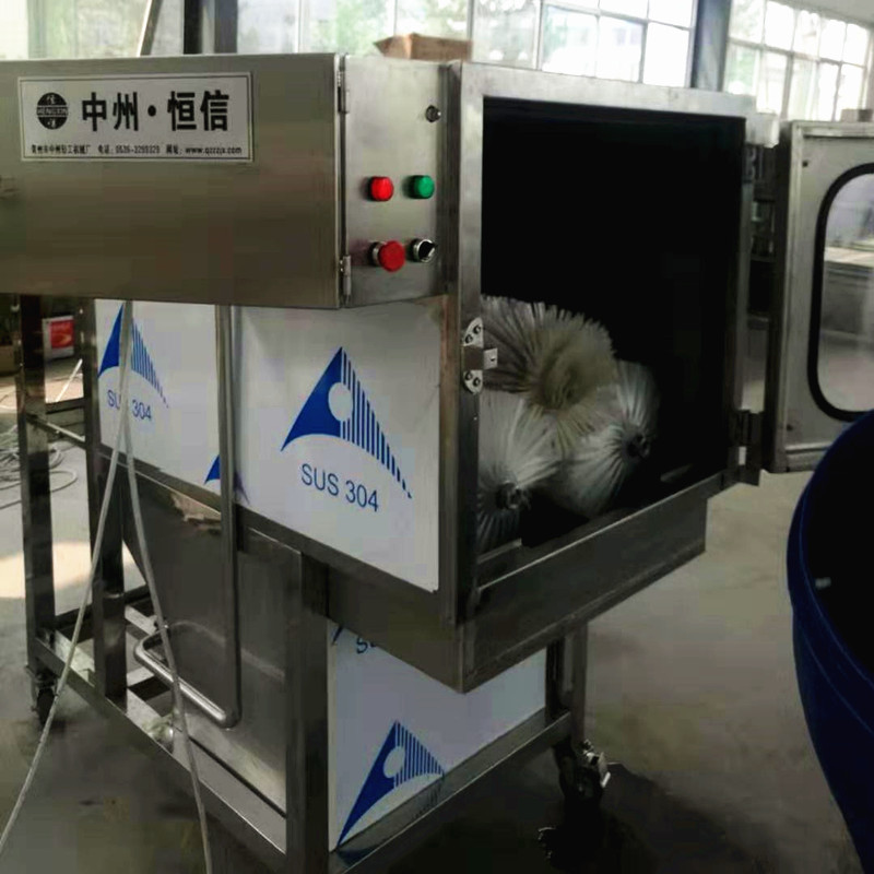 山东中州 工业洗桶机定制 60-125L  不锈钢材质 多种清洗模式  省时省力