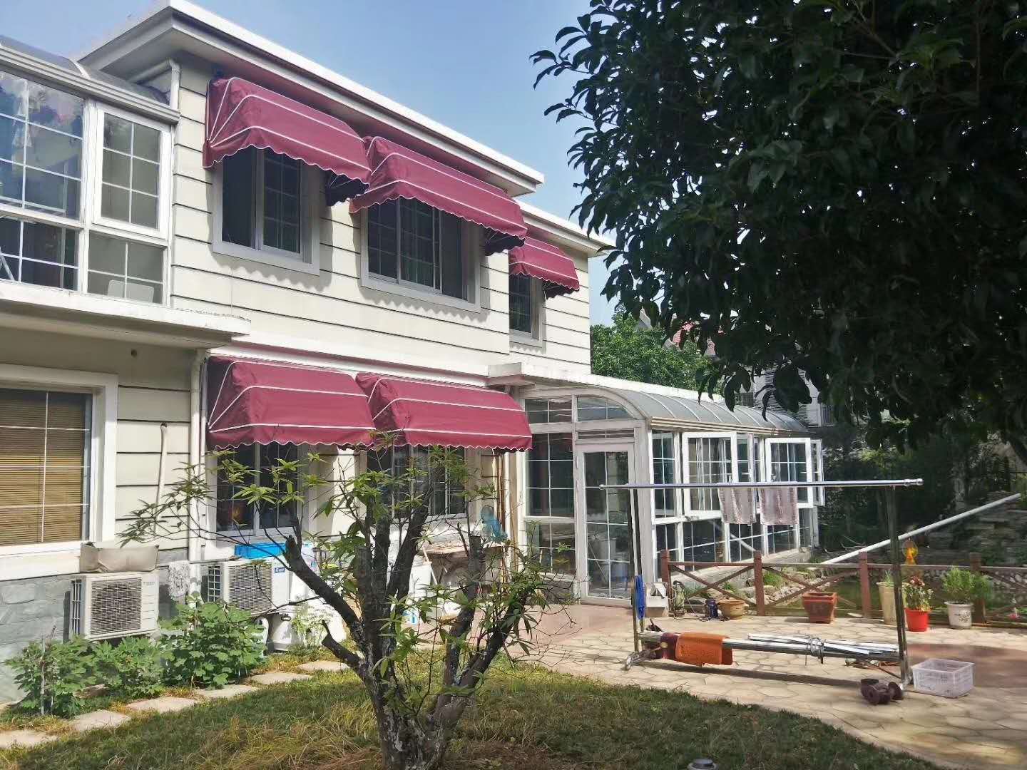 阳光房天幕篷   自动伸缩遮阳雨篷  遮阳篷厂家生产批发
