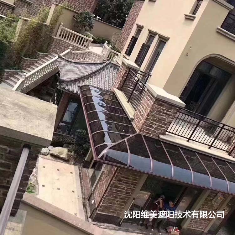阳光房玻璃防砸棚 天津雨棚露台篷安装