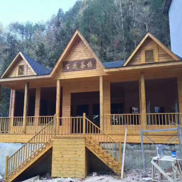 河南重型防腐木木屋 庭院防腐木木屋 造型美观 质优价廉