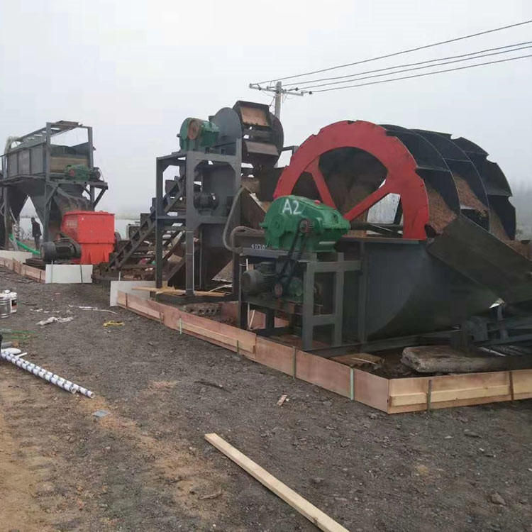 洗沙机厂家 工地用 青州轮式洗沙机
