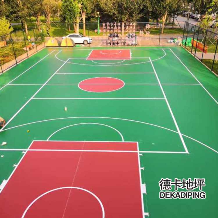 沈阳环保无味跑道 环氧球场地坪施工 德卡地坪