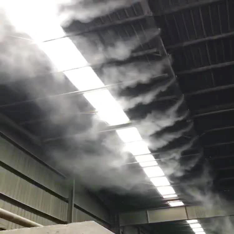 优百润车间喷淋降温 工地围挡喷淋 厂房降尘围挡喷淋价格