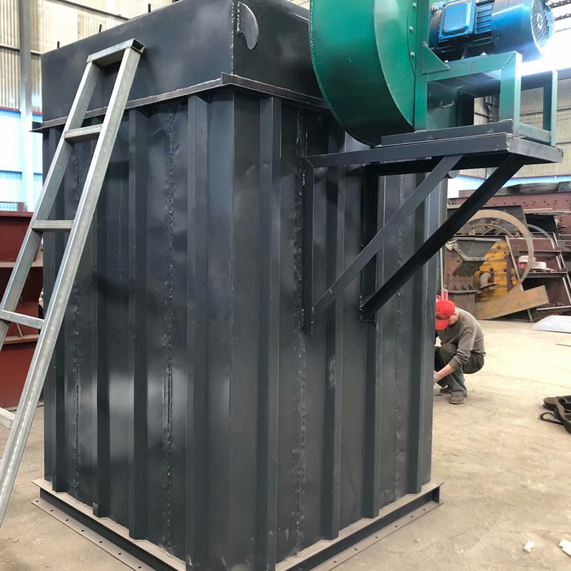 仓顶布袋除尘机生产厂家 建冶机械小型粉尘除尘设备破碎比大
