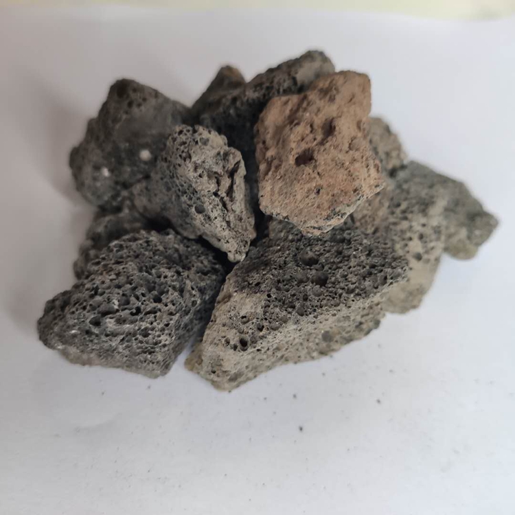 河南火山岩生活污水过滤池用 多种规格火山岩滤料2-4/3-5cm