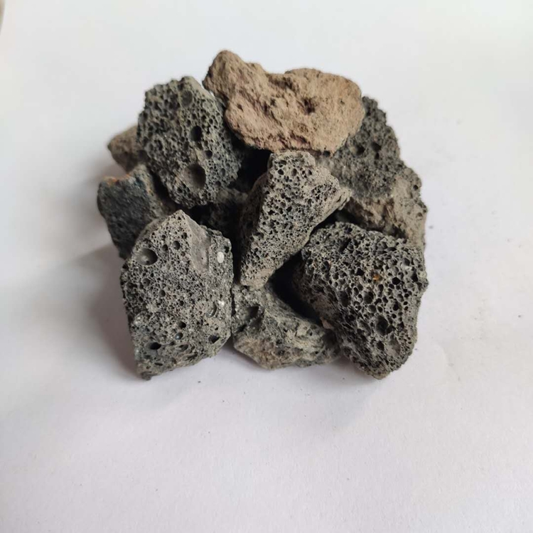 火山岩生物滤料用于工业水处理 开碧源销售火山石3-5mm多种规格