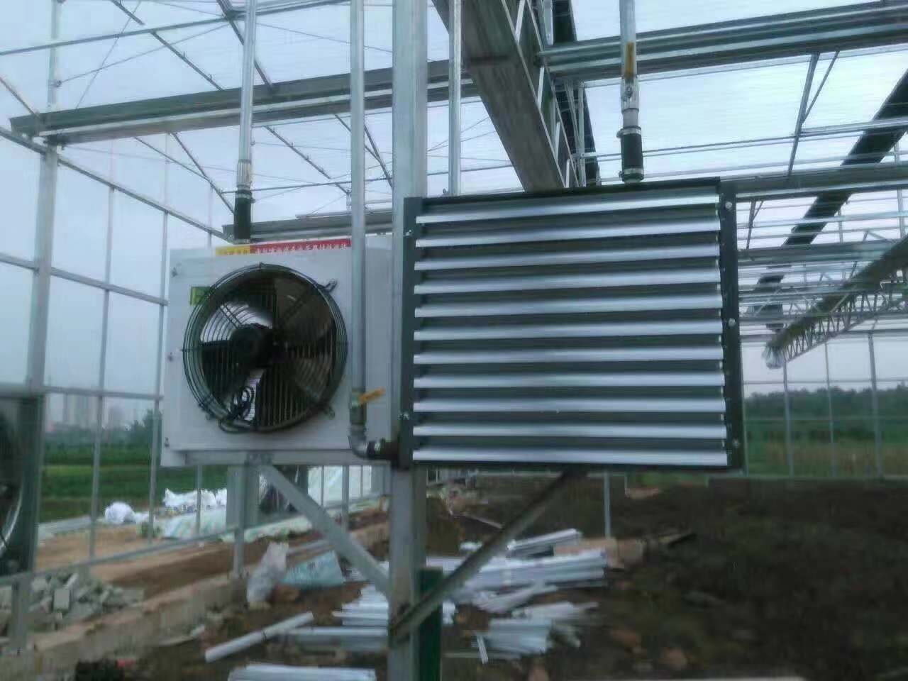 工厂供应冷热水型水暖风机图片视频生产销售型号齐全