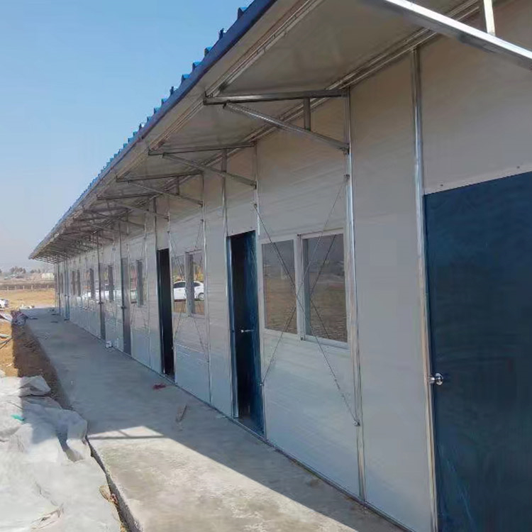 华赢轻钢活动板房  可方便快捷地进行组装和拆卸 施工方便