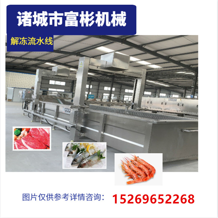富彬解冻机冻肉解冻流水线 冻鱼全自动解冻机  进口冻肉解冻机 低温高湿解冻机价格 