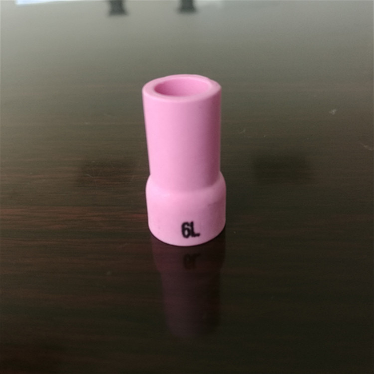 氧化铝陶瓷 53N系列27L#焊接保护套 氧化铝陶瓷喷嘴加长型 氩弧焊瓷嘴定制 