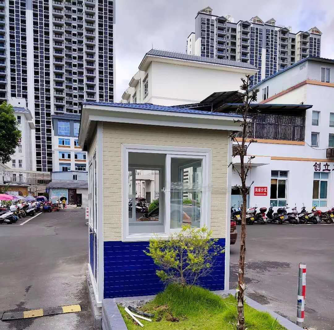 成都治安岗亭 小区站台岗亭保安亭 值班岗亭制作 生产商批发
