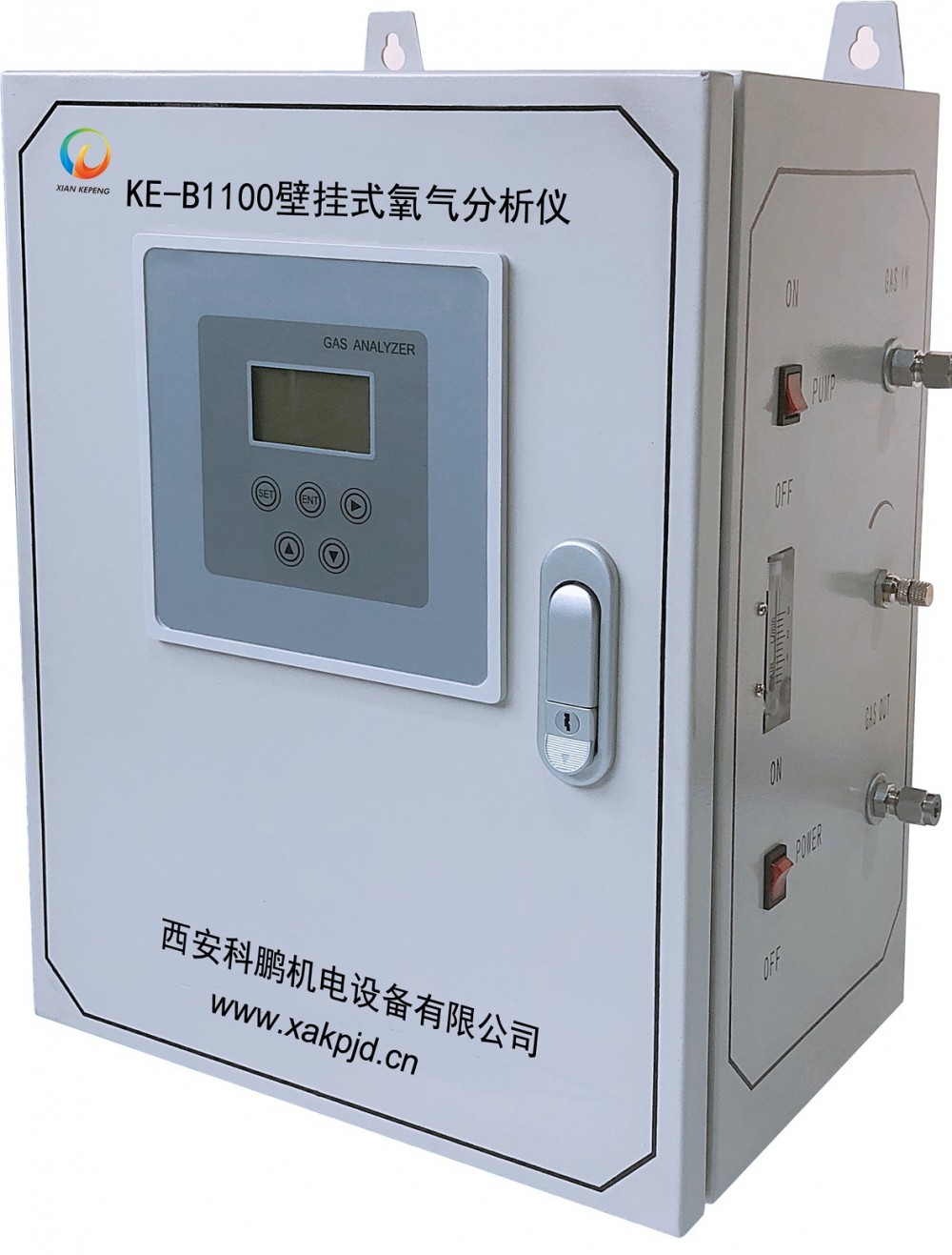 壁挂式氧气分析仪 氧气报警器 O2气体泄露报警器