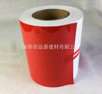 预埋型铁警示柱贴 钢管反光红白警示柱 分道柱防撞柱 防撞桩路桩 