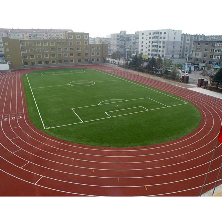 品牌学校操场塑胶跑道透气型标准足球场材料厂家