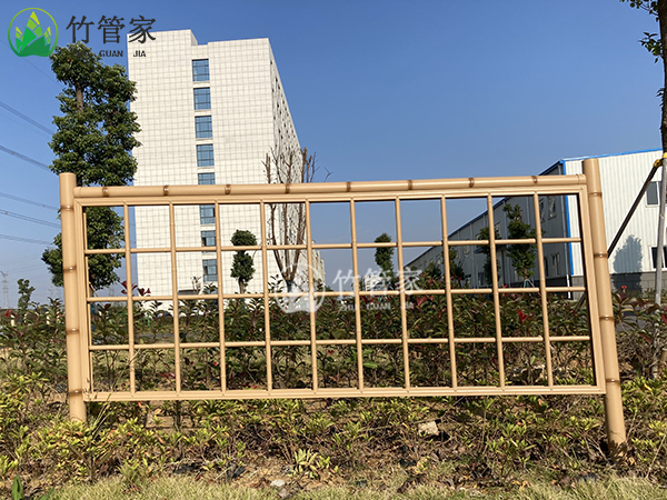 品牌竹篱笆 竹管家仿竹护栏 仿竹围栏景观绿化仿竹栅栏栏杆不锈钢竹围栏生产厂家