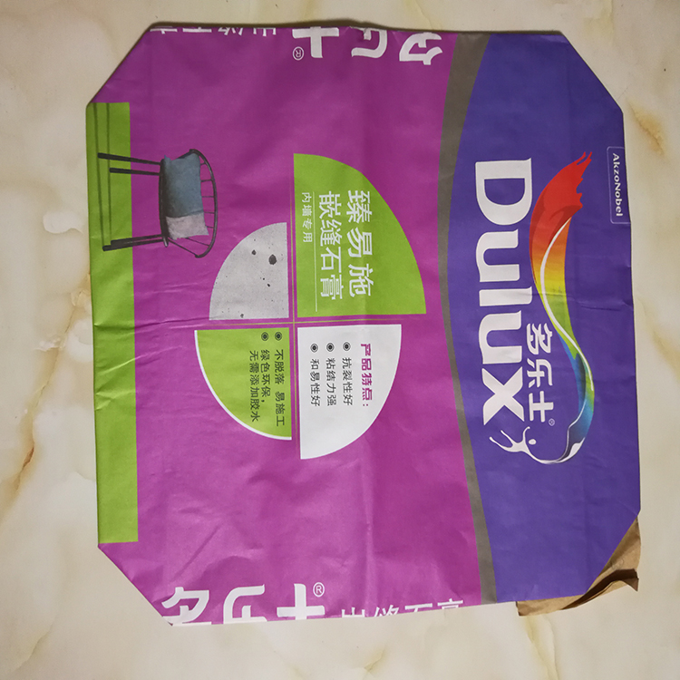 厂家供应三纸一膜阀口袋 瓷砖胶防水阀口袋 三层纸方底阀口袋  质量可靠