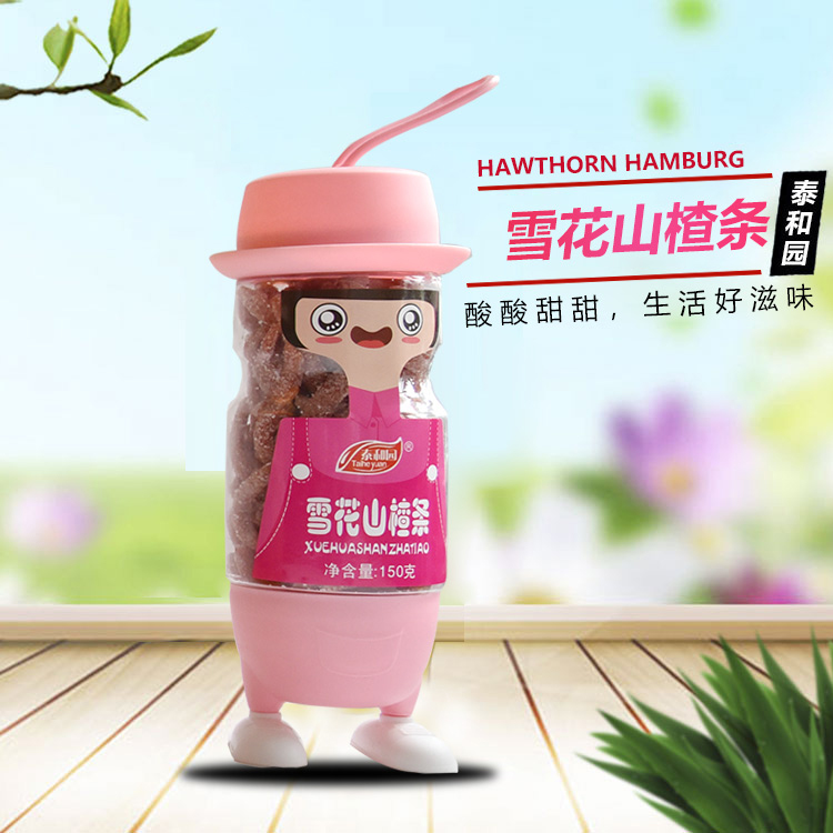 雪花山楂条 山东山楂制品 雪花山楂条厂家