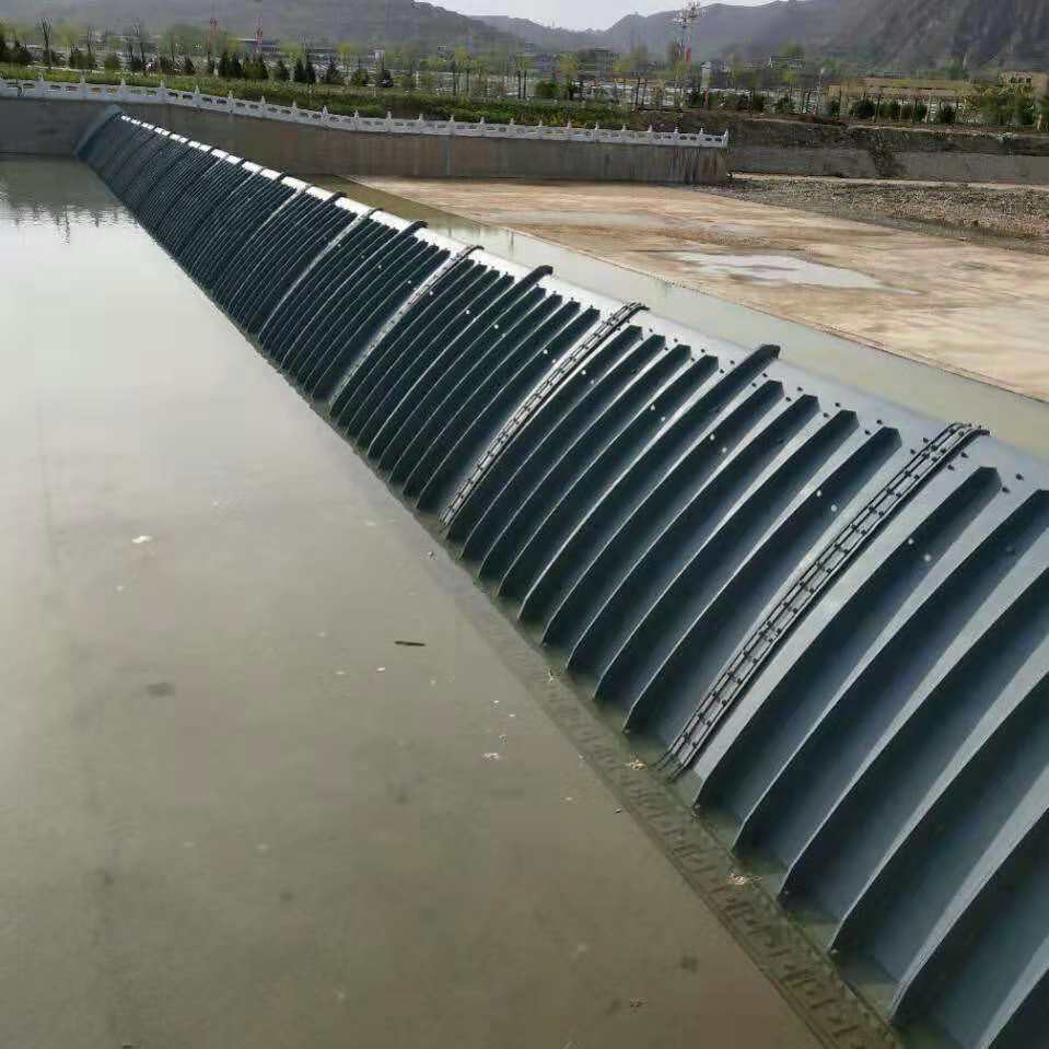 电动液压闸门价格合理 底横轴翻板闸门 瑞鑫水工