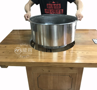 威尚铁锅炖灶台桌子