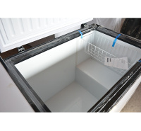 厨房卧式冷柜 商用大容量卧式冰柜 龙飞双面卧式冰柜厂家直销