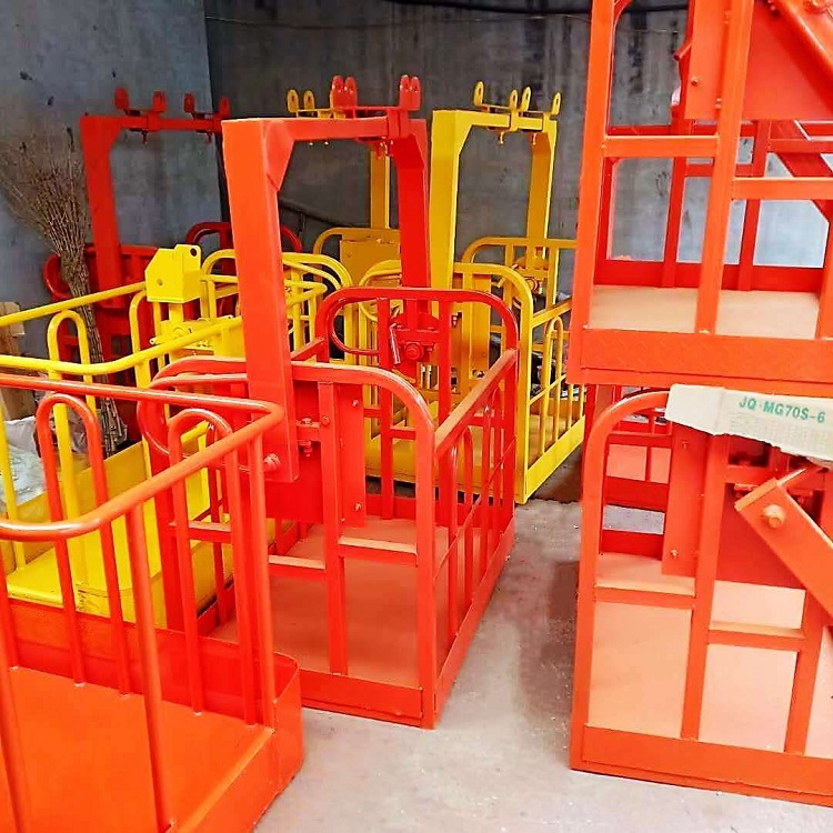 供应工程建筑吊车用旋转吊篮 外墙用吊框 市政修路灯起重机吊篮