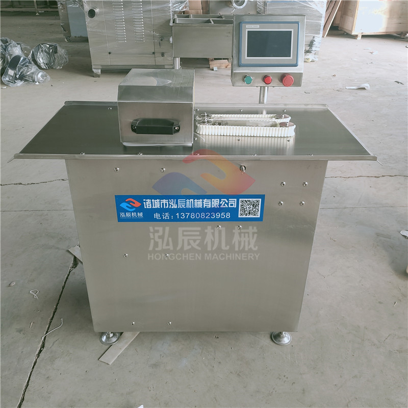 全自动腊肠扎线机 电动单路扎线机 诸城扎线机厂家 泓辰机械