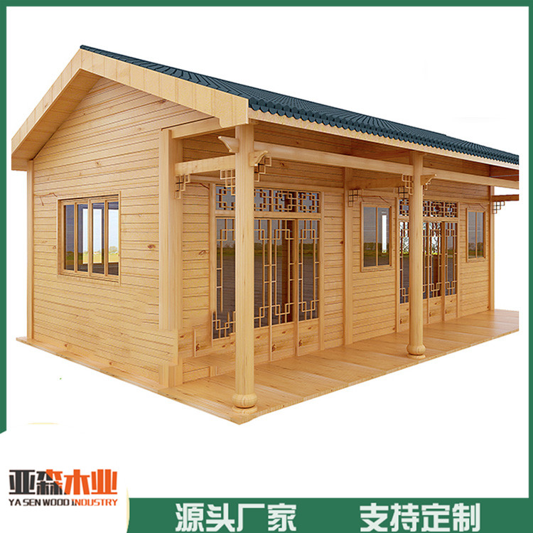 防腐木别墅定制 定制防腐木木屋厂家 度假防腐木休闲木屋