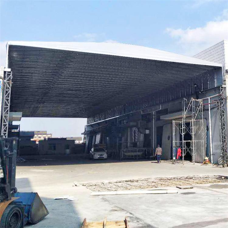 新款夜市烧烤推拉蓬  街道小吃电动推拉篷  户外伸缩推拉篷  大排档伸缩折叠雨篷 