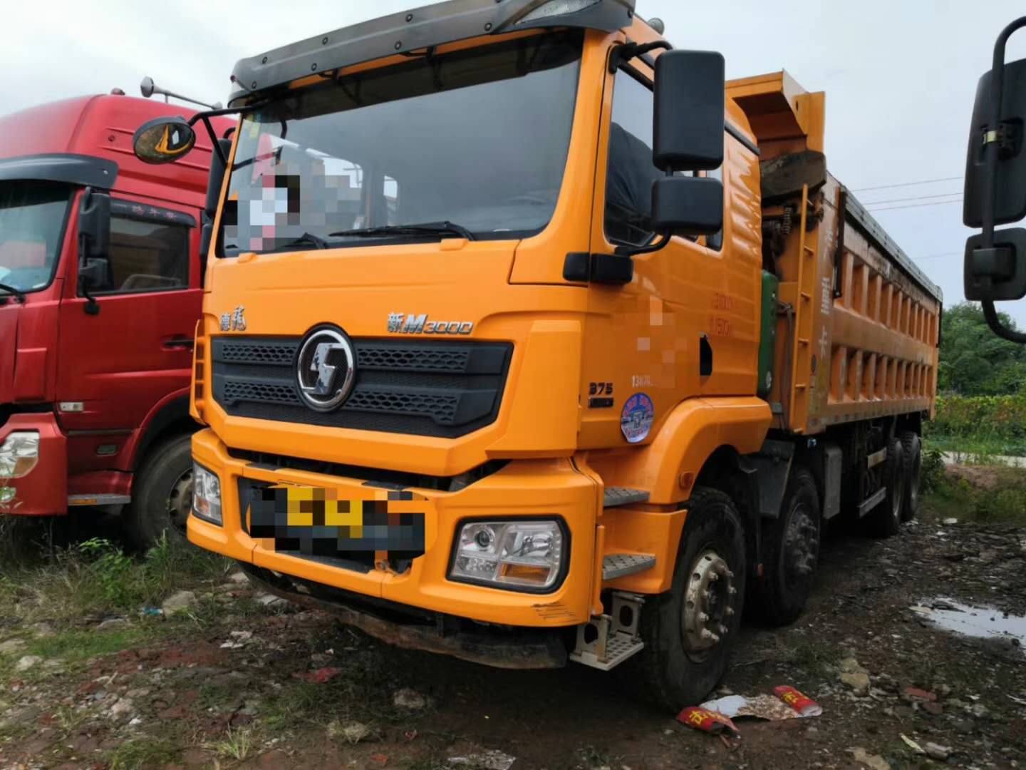 德龙新M3000前四后八自卸车 375马力 国五排放 可提档可按揭