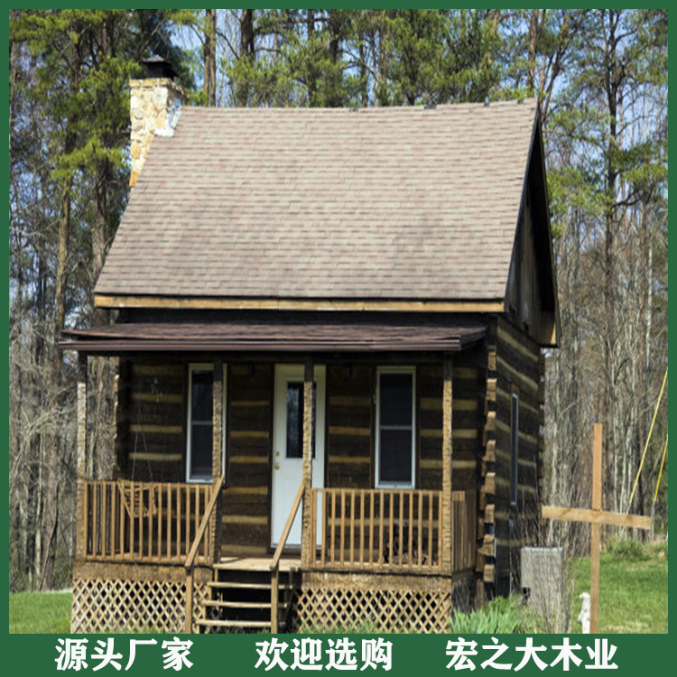防腐木木屋厂家 防腐木别墅批发商 外形美观 欢迎选购
