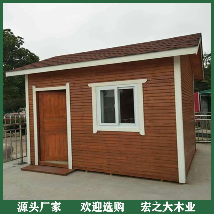 加工定制防腐木别墅 防腐木别墅批发商 规格多样 欢迎定制