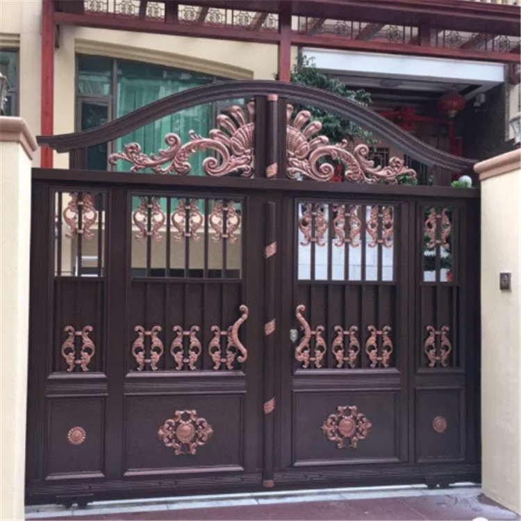 庭院铝艺门   乡村铝艺门  铝艺门加工