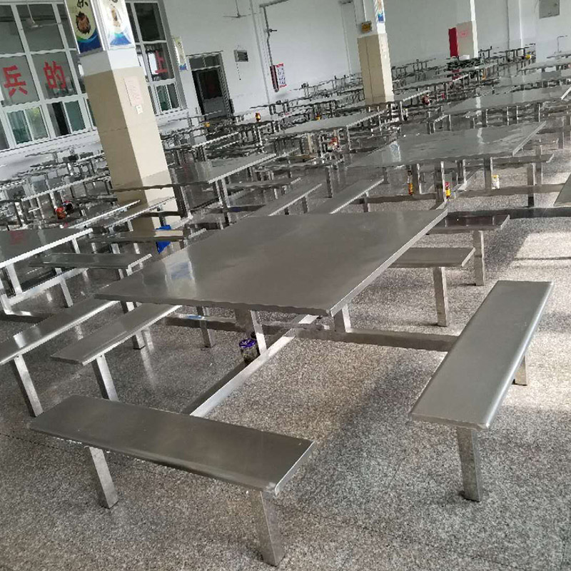 供应批发多人餐桌椅 单位食堂餐桌椅 员工食堂餐桌椅 广杰