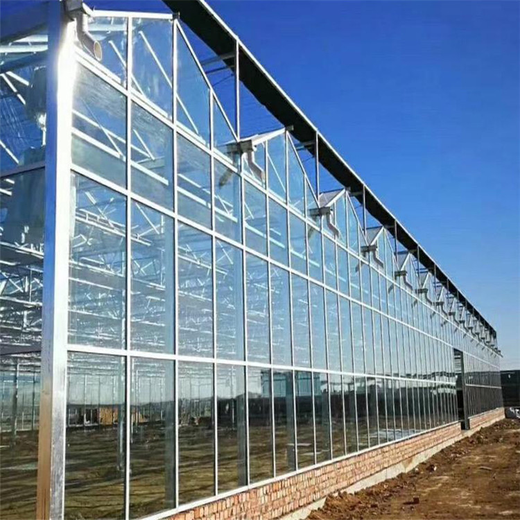 文洛玻璃温室设计 智能玻璃温室大棚 玻璃温室工程 北方