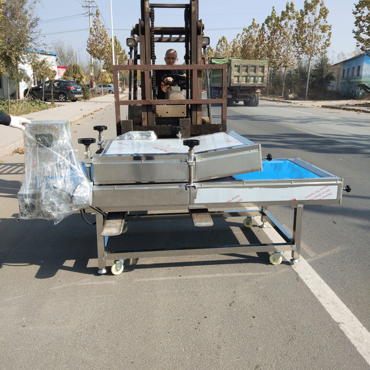 佳昊新款经济型不锈钢食品成品包装袋整形机 连续式整形压平机尺寸可定制