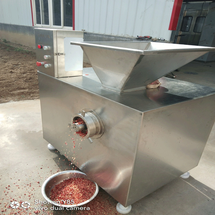佳昊供应400型辣椒绞切机  辣椒破碎机  剁椒绞切机按产量定制