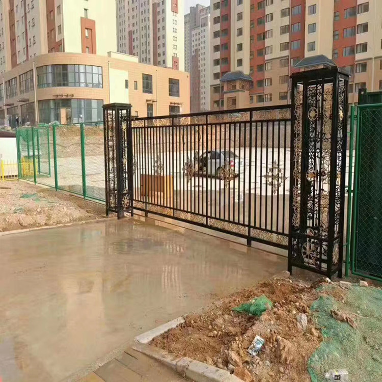临沂庭院铁艺门  乡村铁艺门  铁艺门安装