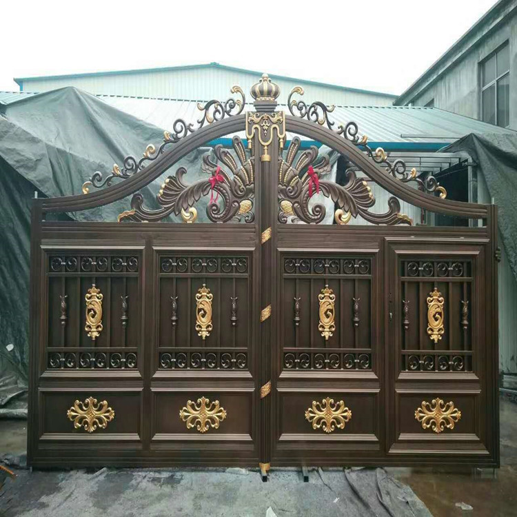 欧彩铝艺大门   铝艺小门  铝艺门加工 上门安装