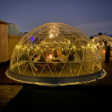 户外聚餐6米透明球 镀锌钢管防水篷布 户外露营景观餐厅 可定制尺寸